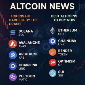 Altcoin News: Tokens Hit Hardest by the Crash and the Best Buys Right Now